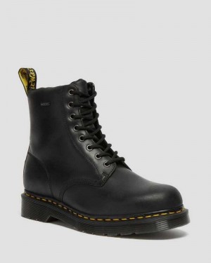Dr Martens 1460 Waterproof Lace Up Boots Black | 07IHYQZSC