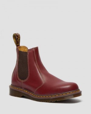 Dr Martens 2976 Vintage Chelsea Boots Red | 35PLNGVDI