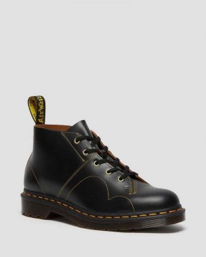 Dr Martens Church Vintage Monkey Boots Black | 95SPQZTKY
